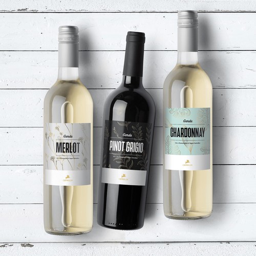 Elegant & modern wine labels