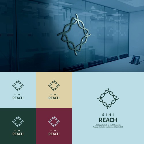 Distinctive Logo Concept for Research Institute Hub