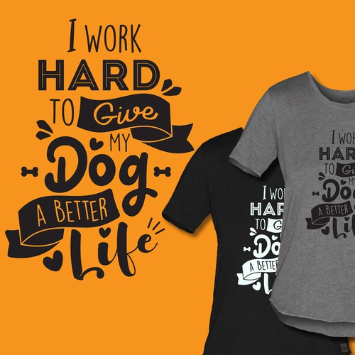 t-shirt design for dog lover