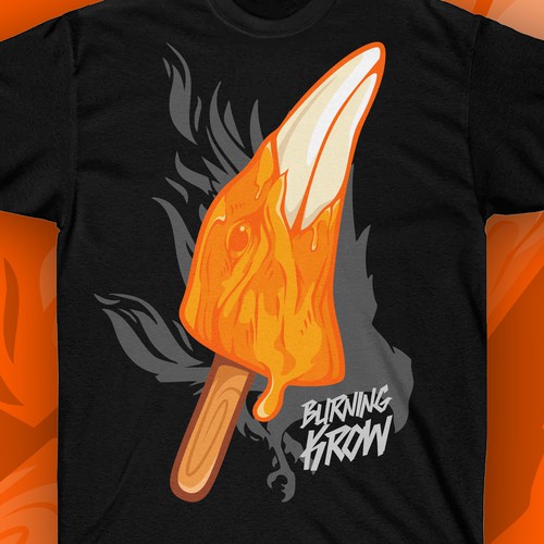 Burning Krow Tshirt Design Contest Winner