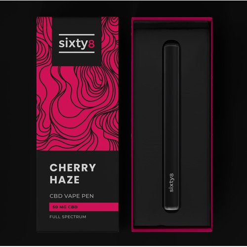 CBD vape pen packaging design