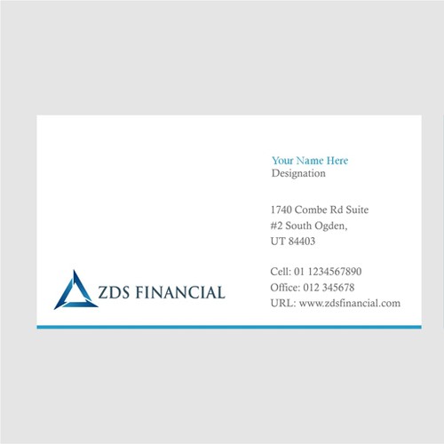 Create Financial Business Card