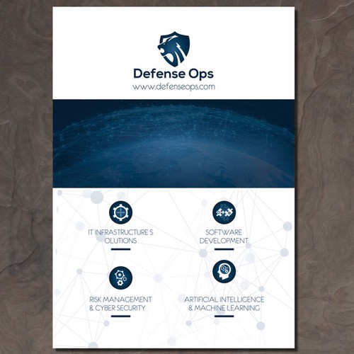 Defense Contracting Design Brochure