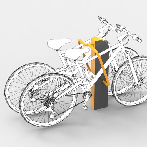 bicycle parking rack concept