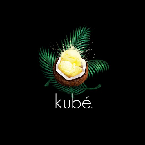 T-shirt illustration design for Kube Ice Cream