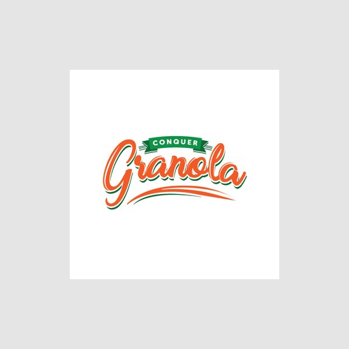 Logo concept for a granola product