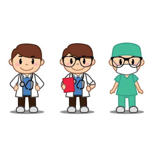 Doctor Mascot Design for YourPediatric.com