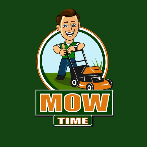 Logo design for Mow time