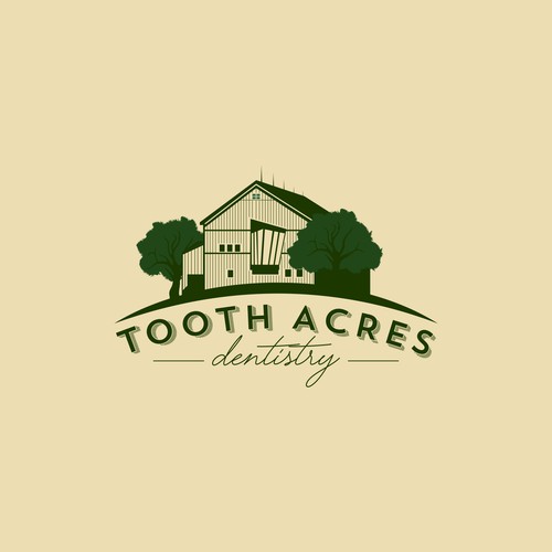Tooth Acres Dentistry LOGO design