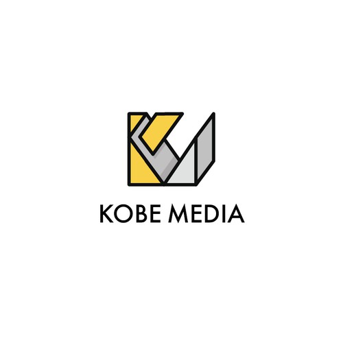 Clean and bold media company logo