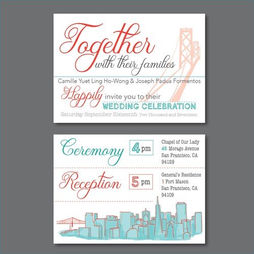 Wedding invitation