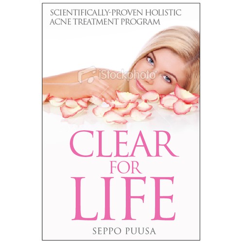 Natural acne treatment book needs cover