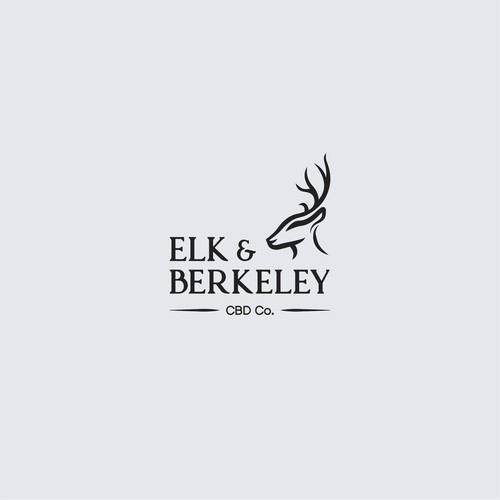 Logo concept for Elk & Berkeley CBD Co.