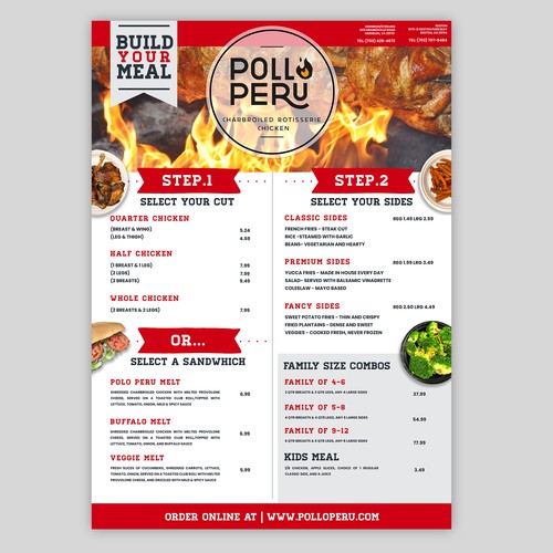 Menu Concept for Poll Peru Restaurant