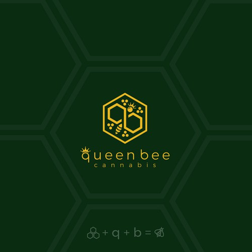 Modern Logo Concept for Queen Bee Cannabis