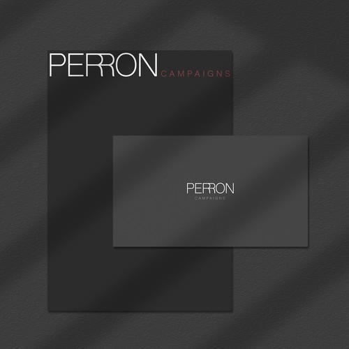 Logo and Identity for Perron Campaigns