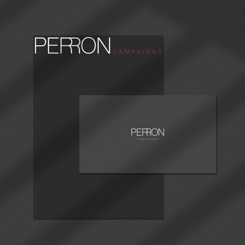 Logo and Identity for Perron Campaigns