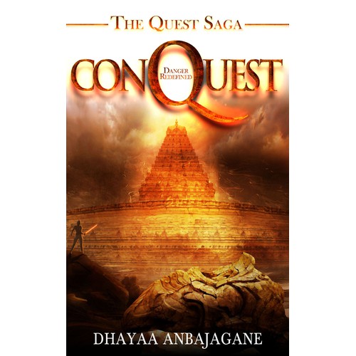 Create a stunning Book cover for ConQuest; A Young Adult Sci-fi book.