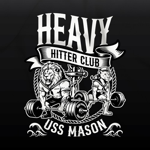 T-Shirt design for Heavy Hitter Club