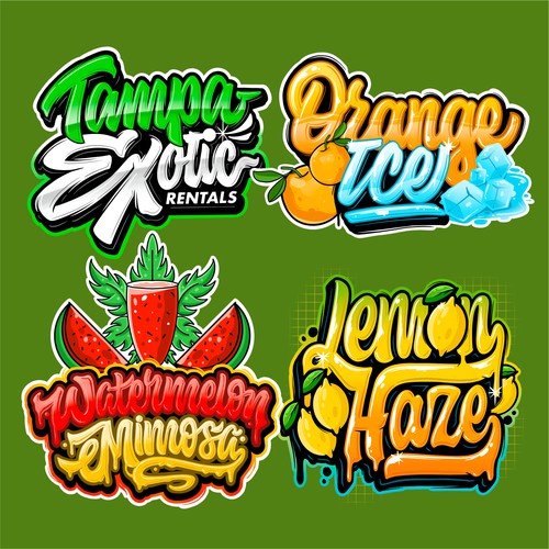 Lettering logo