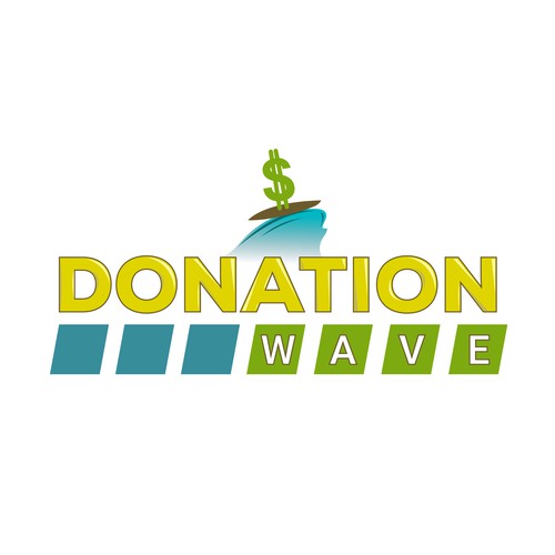 Logo concept for Donation wave.