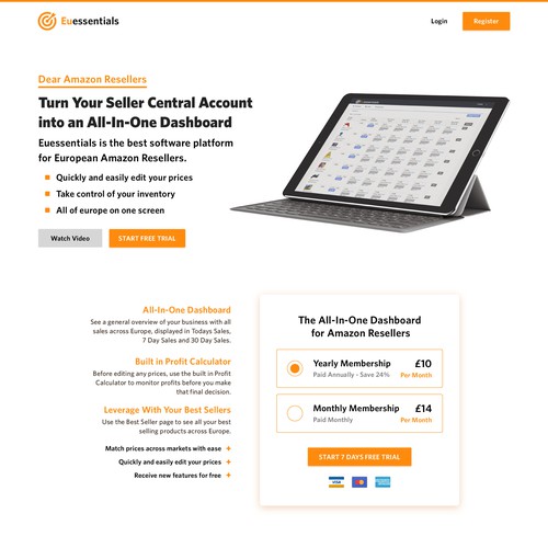 Software platform for Amazon Resellers