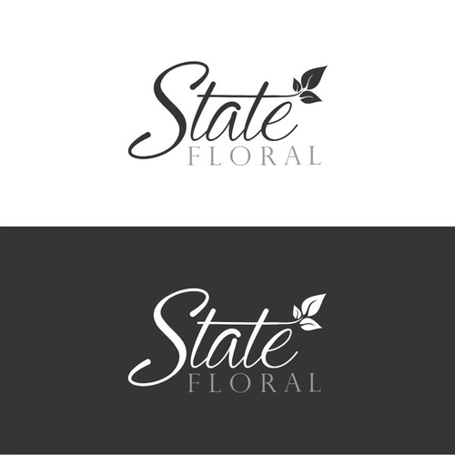 Floral company logo design