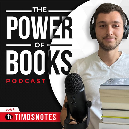 Clean Podcast Cover for a show about non-fiction books