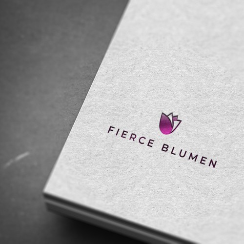 Fierce Blumen Logo Design – V4