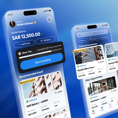 Mobile App for Investing in Fractional Real Estate & Business Equity