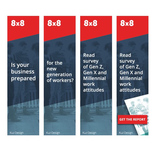 Animated banner ad design for 8x8