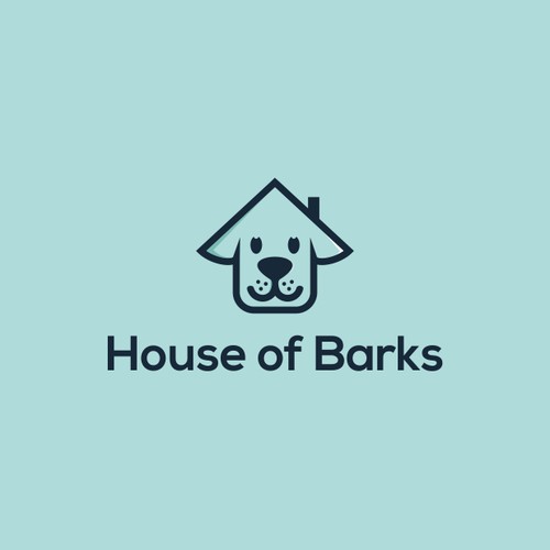 Design a modern logo for House of Barks