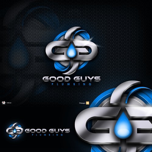 3D Logo design for Good Guys Plumbing