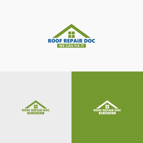 Logo concept for Roof Repair Doc