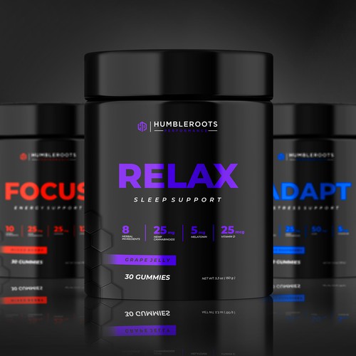 HUMBLEROOTS PERFORMANCE - SUPPLEMENT PACKAGING