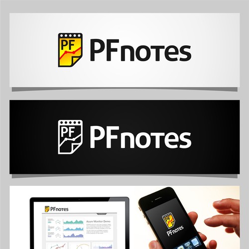 Create the next logo for PF Notes