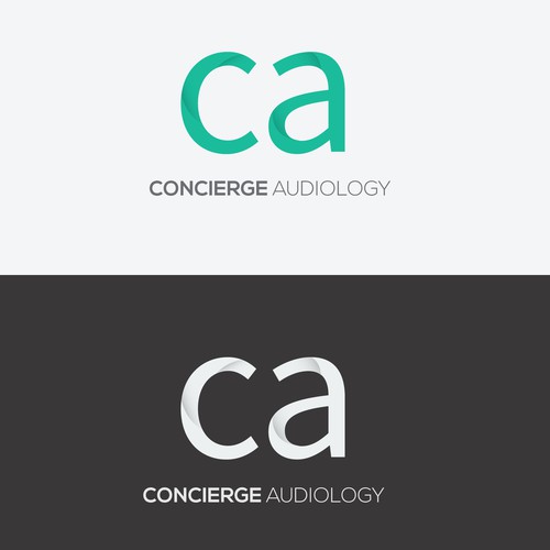 Simple logo concept for a mobile audiology service