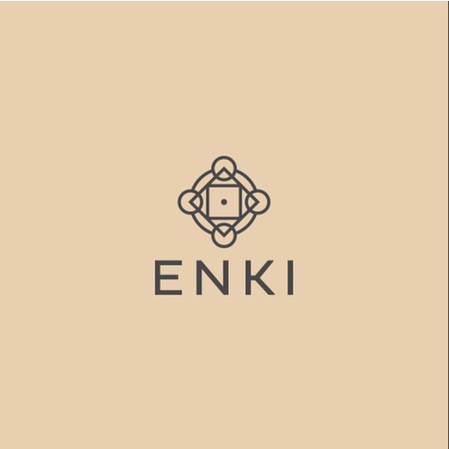 Symbol-like logo for Enki Organics