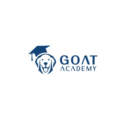 Monogram logo concept for GOAT academy