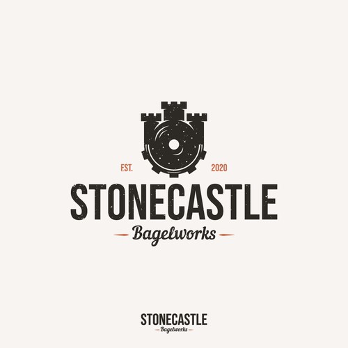 STONECASTLE BAGELWORKS - Vintage logo