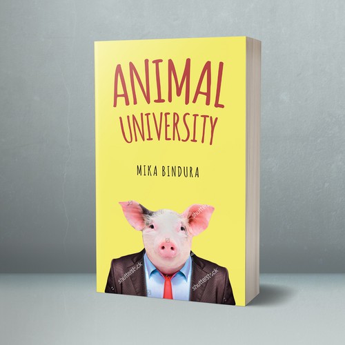 Book cover design concept for Animal University