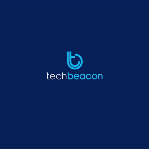 Create a modern logo for our new media site, TechBeacon