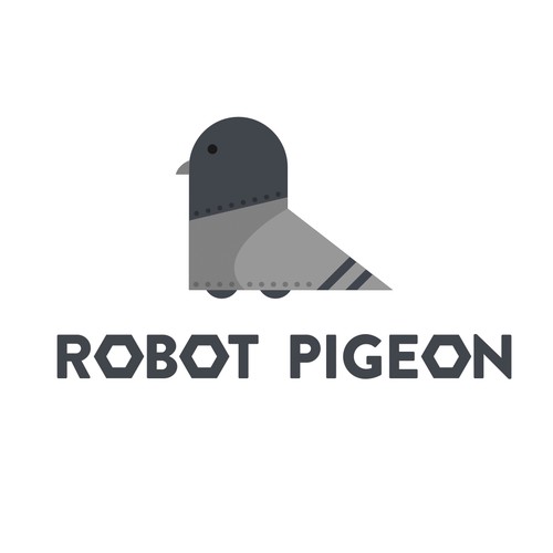 A fun logo concept for Robot Pigeon