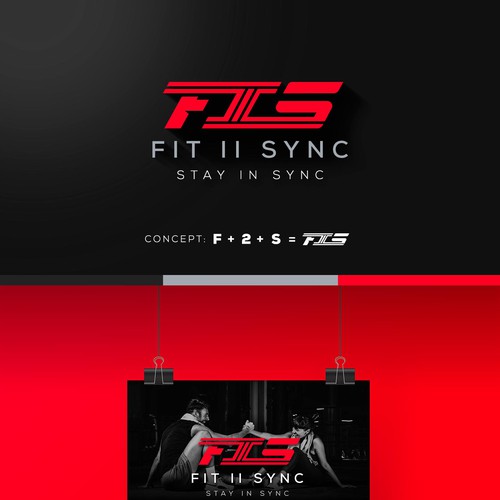 Logo design for Fit II Sync