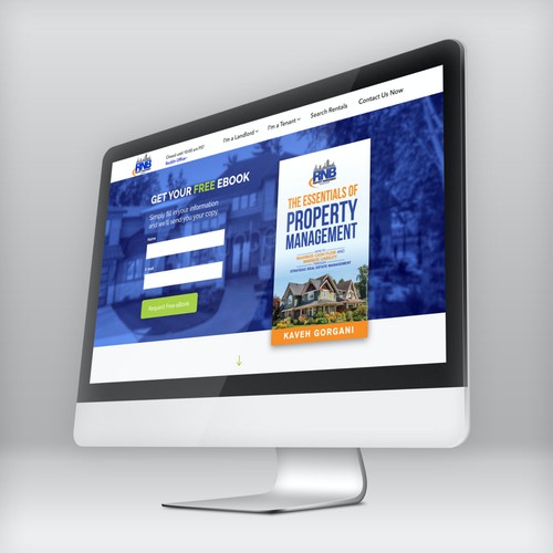 Landing Page Web Design for Property Management Company