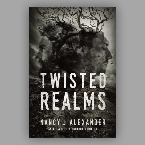 Cover design for book "Twisted Realms"