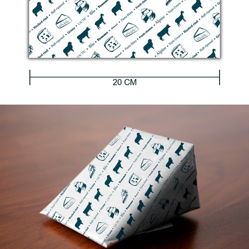 Cheese shop paper design