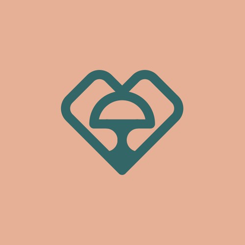 mushroom + heart