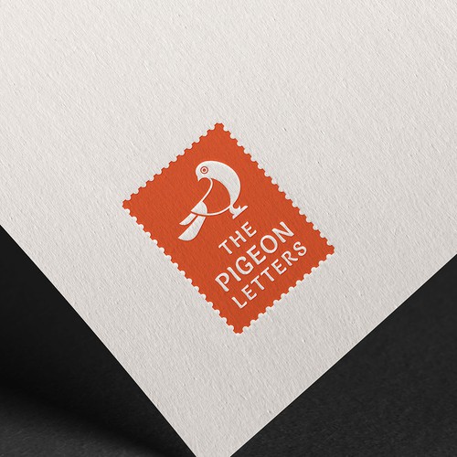 Minimal Logo for The Pigeon Letters.