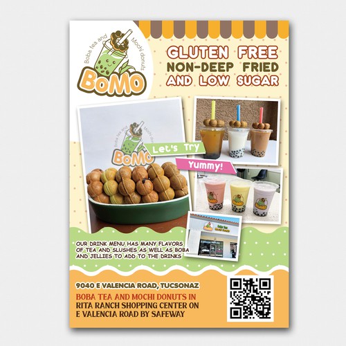 Flyer Design For Donut Company